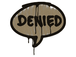 Sealed Graffiti | Denied (Dust Brown)