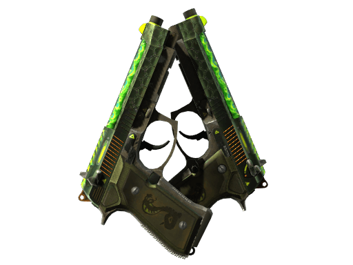 StatTrak™ Dual Berettas | Cobra Strike (Field-Tested)