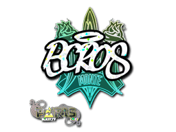 Sticker | BOROS (Glitter) | Paris 2023