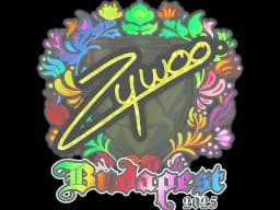 Sticker | ZywOo (Holo) | Budapest 2025