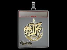 Sticker Slab | sk0R (Gold) | Paris 2023