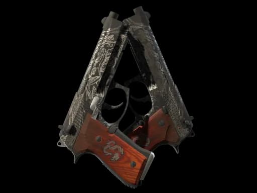 Dual Berettas | Dualing Dragons (Battle-Scarred)