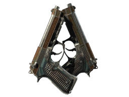 Dual Berettas | Tread (Battle-Scarred)