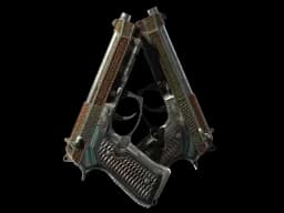 Dual Berettas | Tread (Battle-Scarred)