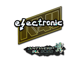 Sticker | electronic (Glitter) | Antwerp 2022