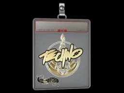 Sticker Slab | Techno4K (Gold) | Paris 2023