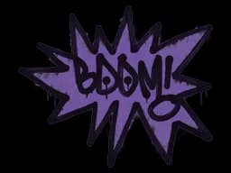 Sealed Graffiti | BOOM (Monster Purple)