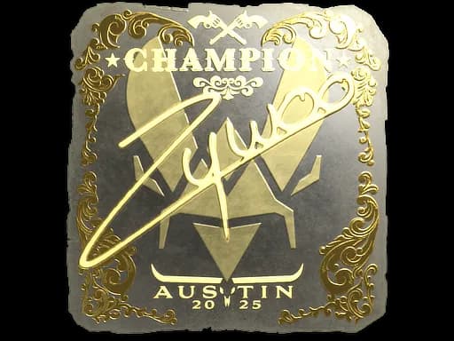 Sticker | ZywOo (Gold, Champion) | Austin 2025