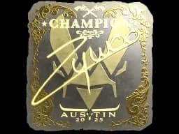Sticker | ZywOo (Gold, Champion) | Austin 2025