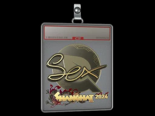 Sticker Slab | dexter (Gold) | Shanghai 2024