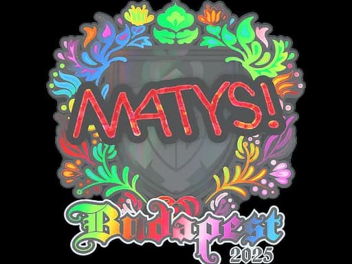 Sticker | MATYS (Holo) | Budapest 2025