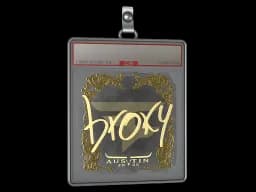 Sticker Slab | broky (Gold) | Austin 2025