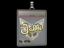 Sticker Slab | jabbi (Gold) | Paris 2023