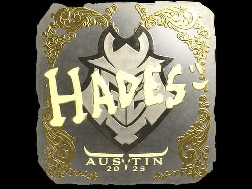 Sticker | hades (Gold) | Austin 2025
