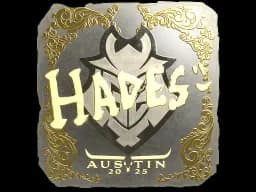 Sticker | hades (Gold) | Austin 2025