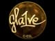 Sticker | gla1ve (Gold) | Katowice 2019 CS2 skin
