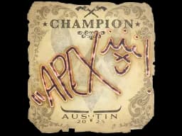 Sticker | apEX (Champion) | Austin 2025