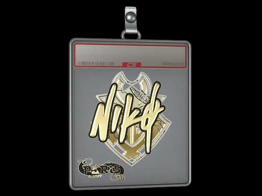 Sticker Slab | NiKo (Gold) | Paris 2023