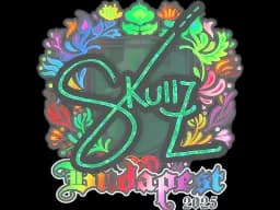 Sticker | skullz (Holo) | Budapest 2025
