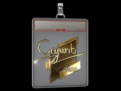 Sticker Slab | cajunb (Gold) | Boston 2018