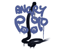 Sealed Graffiti | Recoil P90 (SWAT Blue)