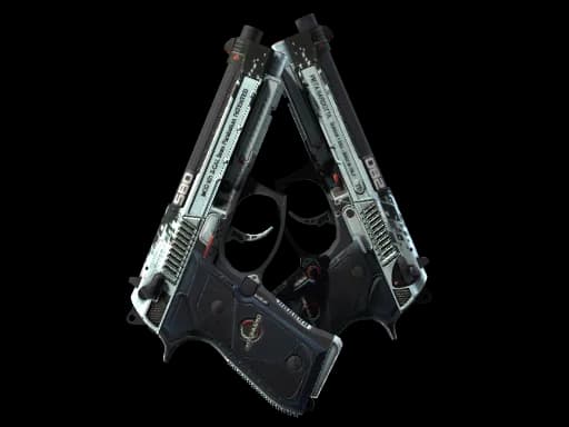 StatTrak™ Dual Berettas | Dezastre (Field-Tested)