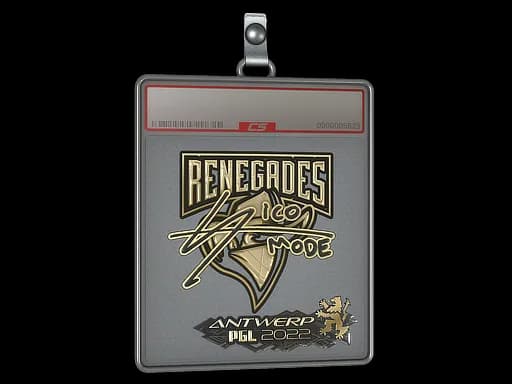 Sticker Slab | sico (Gold) | Antwerp 2022