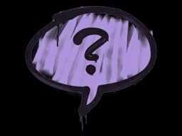 Sealed Graffiti | Question Mark (Violent Violet)