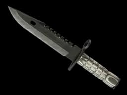 ★ StatTrak™ M9 Bayonet | Black Laminate (Battle-Scarred)
