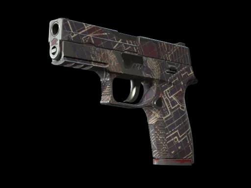 Souvenir P250 | Facility Draft (Well-Worn)