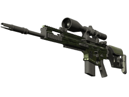 StatTrak™ SCAR-20 | Green Marine (Field-Tested)