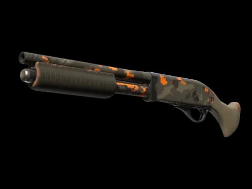 StatTrak™ Sawed-Off | Orange DDPAT (Well-Worn)