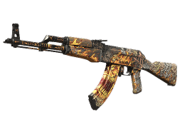 StatTrak™ AK-47 | Searing Rage (Minimal Wear)