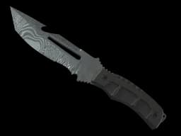 ★ Survival Knife | Damascus Steel (Battle-Scarred)