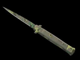 ★ Stiletto Knife | Boreal Forest (Well-Worn)