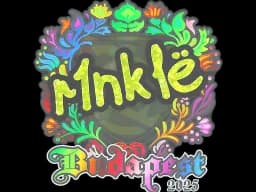 Sticker | r1nkle (Holo) | Budapest 2025