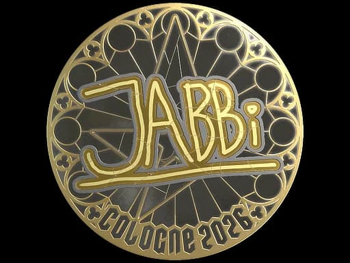 Sticker | jabbi (Gold) | Cologne 2026