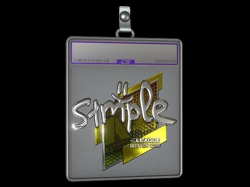 Sticker Slab | s1mple (Foil) | Boston 2018