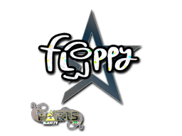 Sticker | floppy (Glitter) | Paris 2023