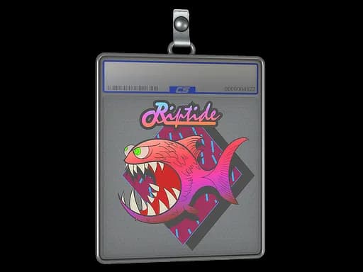 Sticker Slab | Pink Jaggyfish