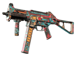 UMP-45 | K.O. Factory (Battle-Scarred)