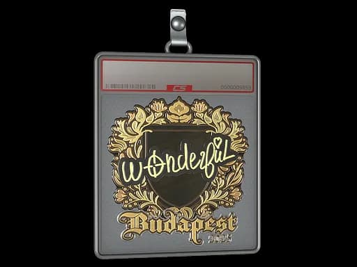 Sticker Slab | w0nderful (Gold) | Budapest 2025