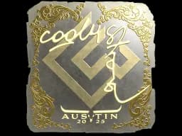 Sticker | cool4st (Gold) | Austin 2025