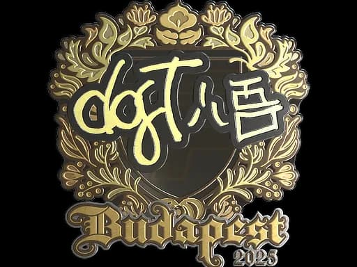 Sticker | dgt (Gold) | Budapest 2025