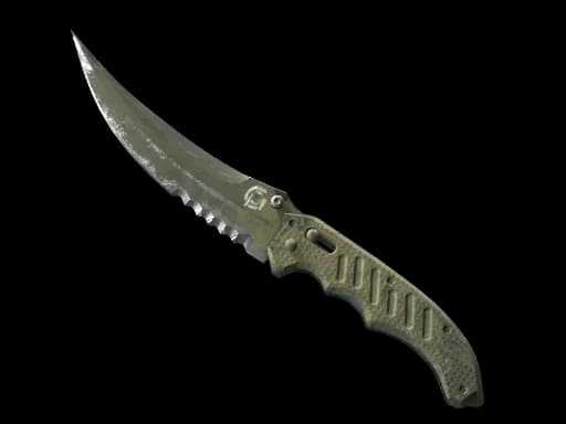 ★ Flip Knife | Safari Mesh (Battle-Scarred)