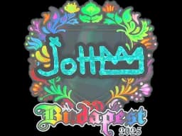 Sticker | jottAAA (Holo) | Budapest 2025