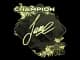 Sticker | Jame (Gold, Champion) | Rio 2022 CS2 skin