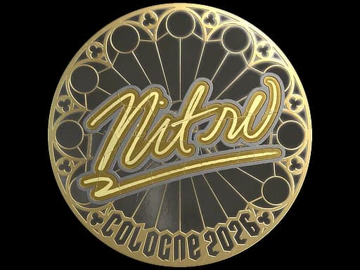 Sticker | nitr0 (Gold) | Cologne 2026