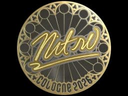 Sticker | nitr0 (Gold) | Cologne 2026