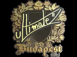 Sticker | ultimate (Gold) | Budapest 2025
